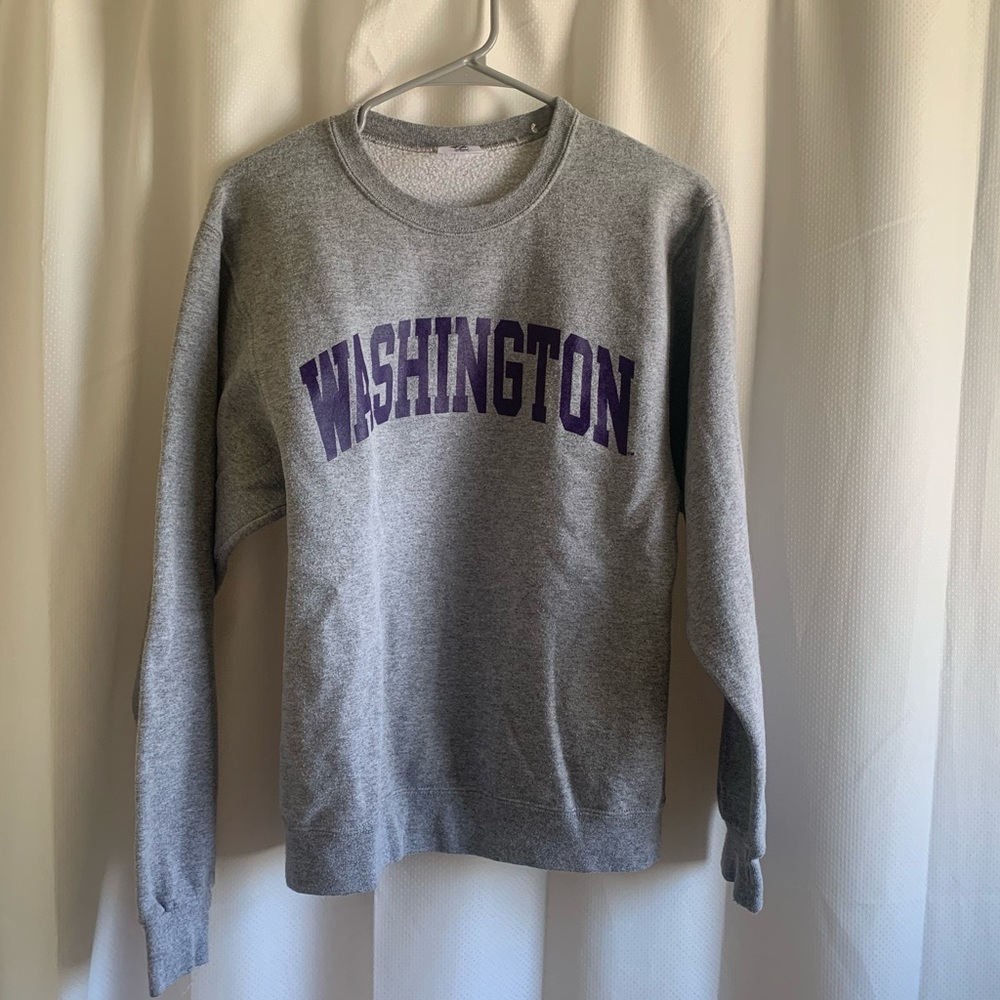 University of Washington crew neck